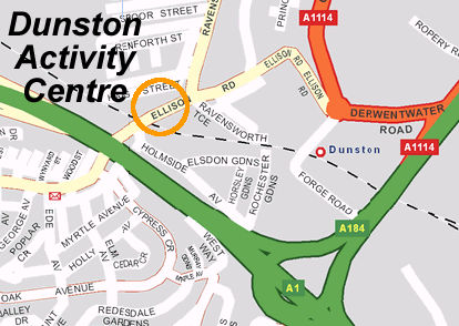 Dunston Family Church: Map