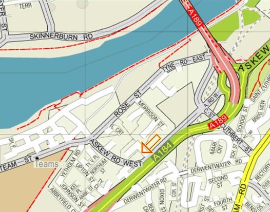 Dunston Family Church: Map